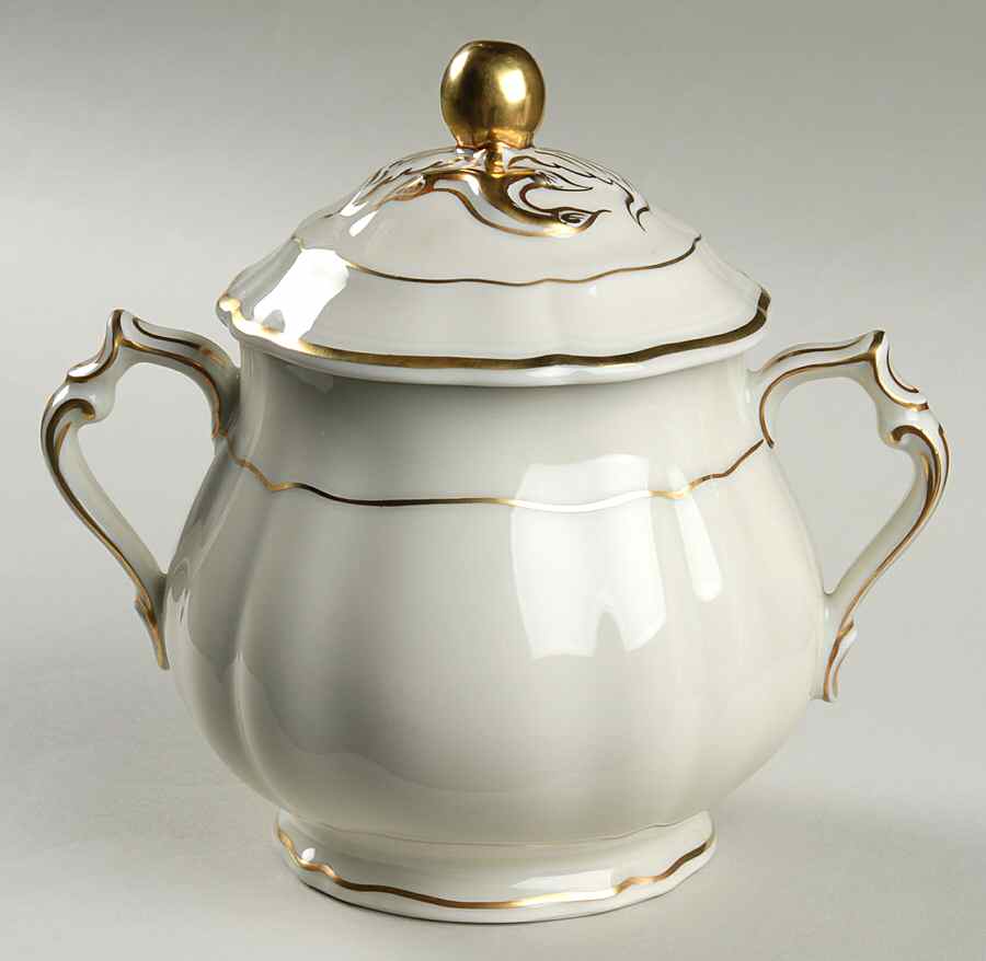 Louis XV Sugar Bowl & Lid by Bernardaud-1