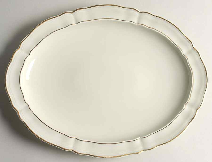 Louis XV 15" Oval Serving Platter by Bernardaud-1