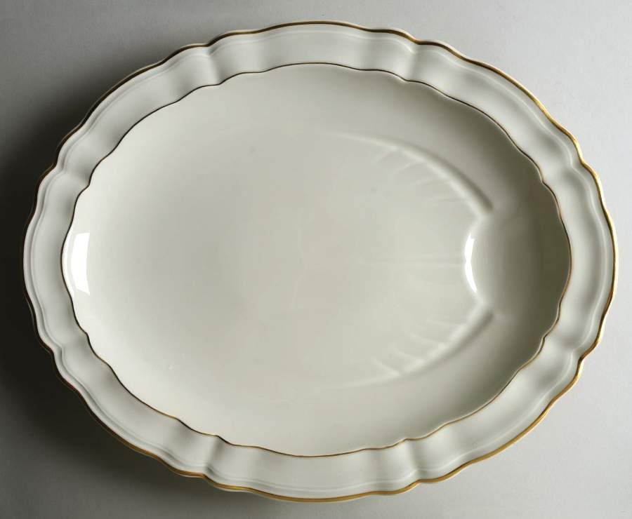 Louis XV 17" Oval Serving Platter by Bernardaud-1