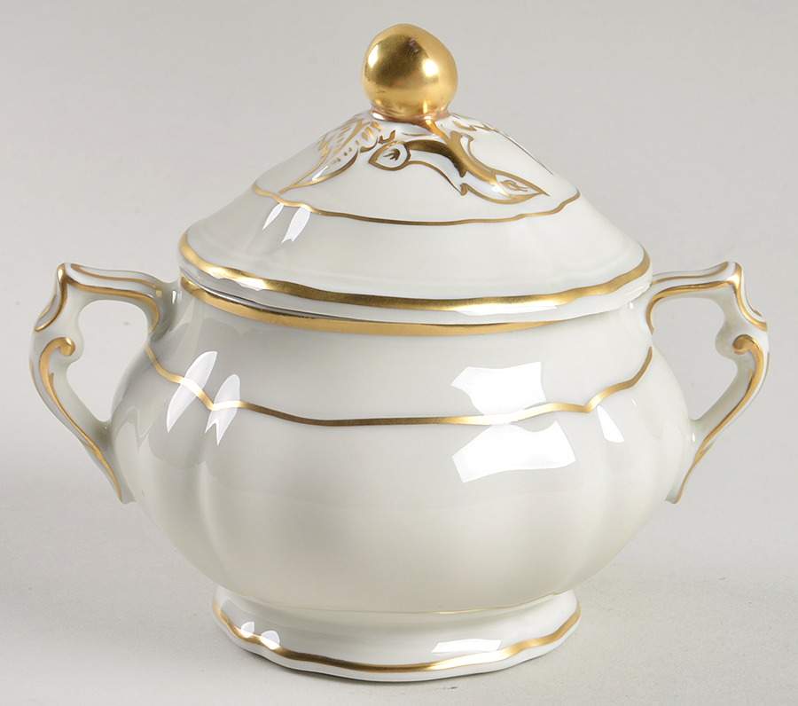 Louis XV Sugar Bowl & Lid by Bernardaud-1
