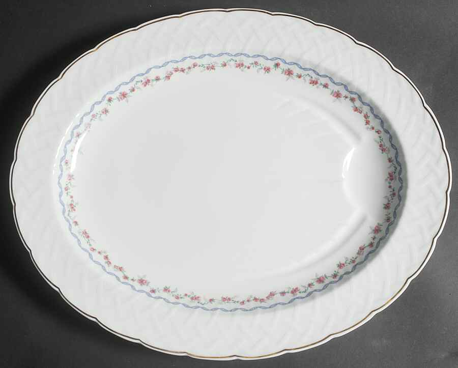 Louisiane 17" Oval Serving Platter by Bernardaud-1