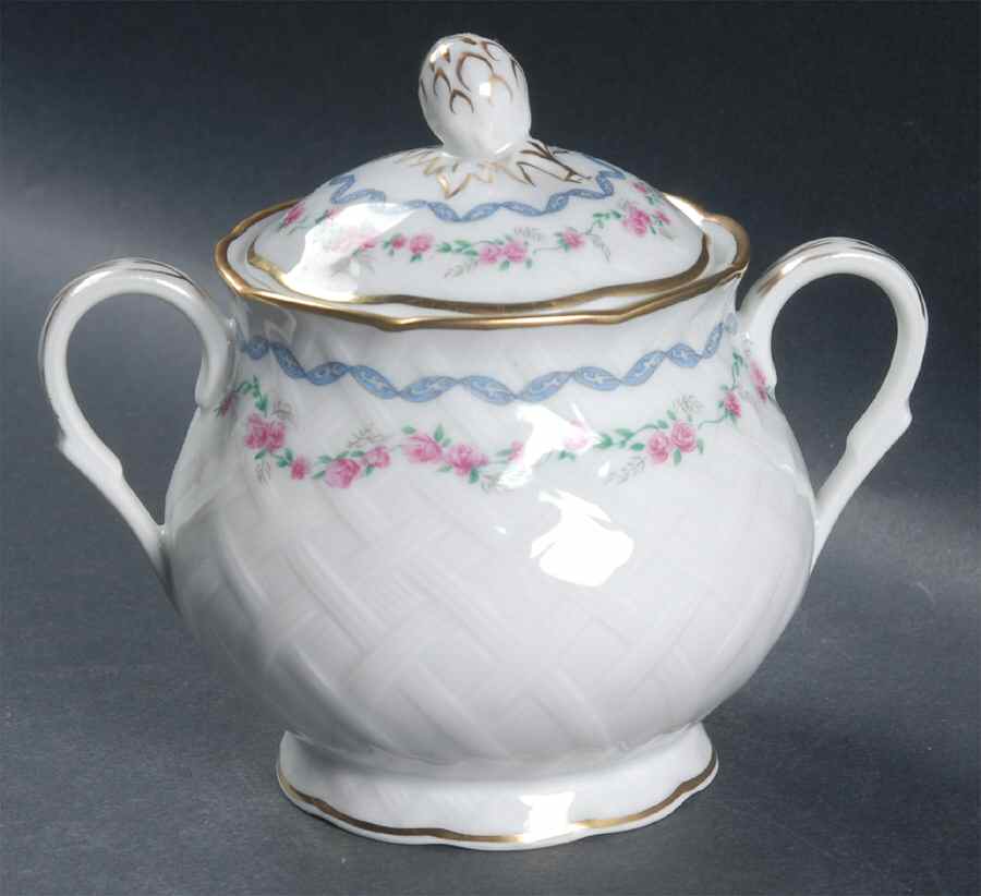 Louisiane Sugar Bowl & Lid by Bernardaud-1