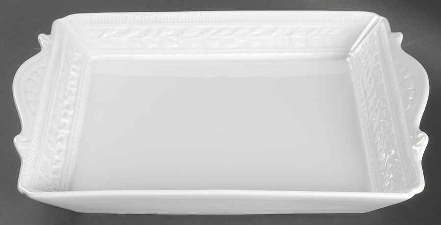 Louvre 10" Handled Square Tray by Bernardaud-1
