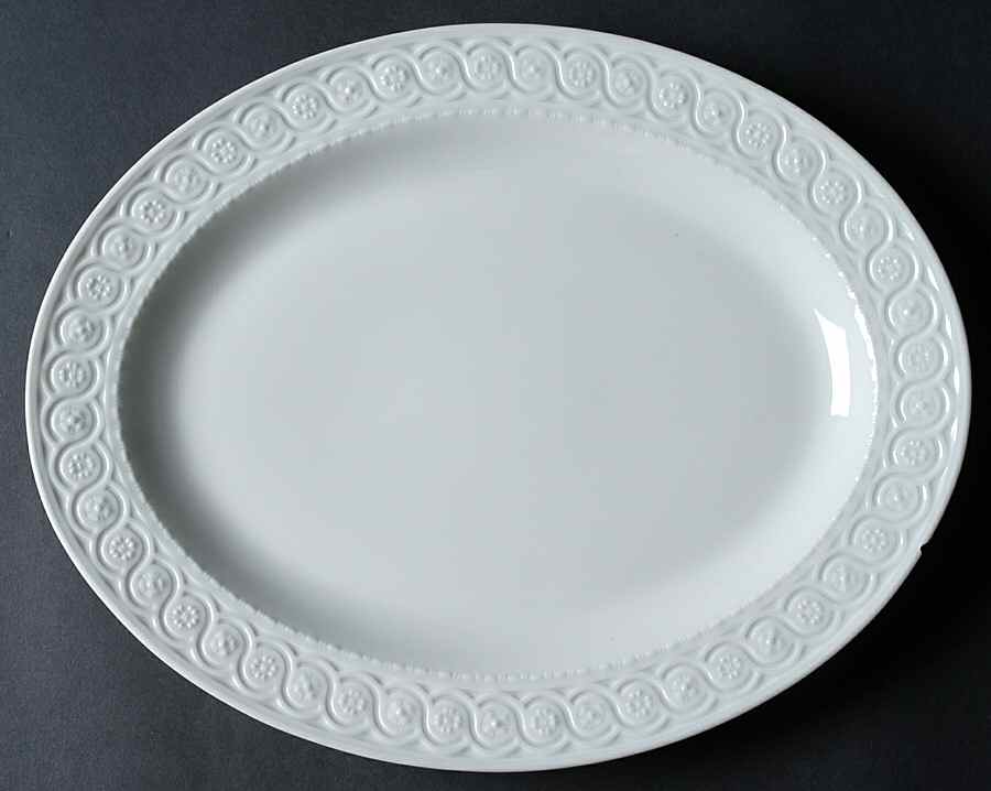Louvre 13" Oval Serving Platter by Bernardaud-1