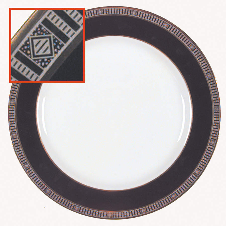 Madison Black Salad Plate by Bernardaud-1