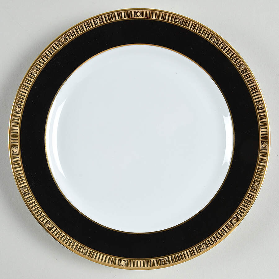 Madison Black Salad Plate by Bernardaud-1