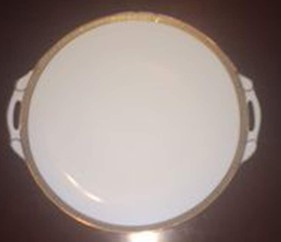 Madison Gold Handled Cake Plate by Bernardaud-1