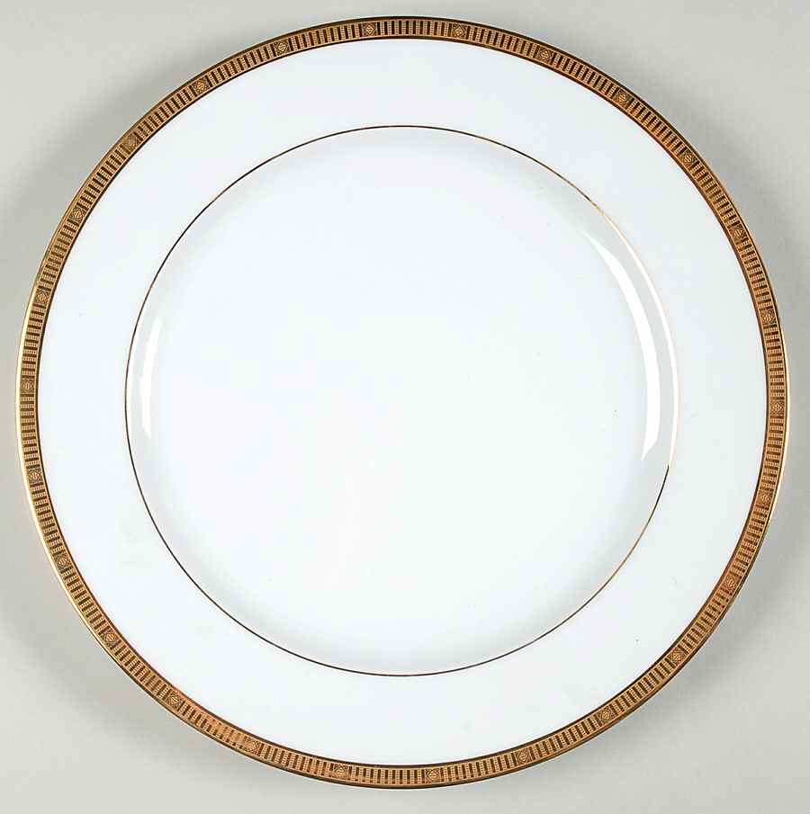 Madison Gold Service Plate (Charger) by Bernardaud-1