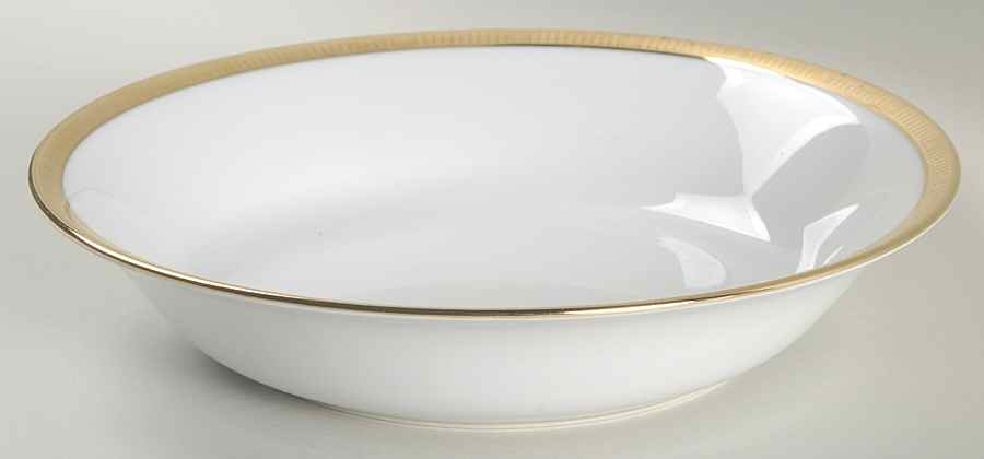 Madison Gold 9" Round Vegetable Bowl by Bernardaud-1