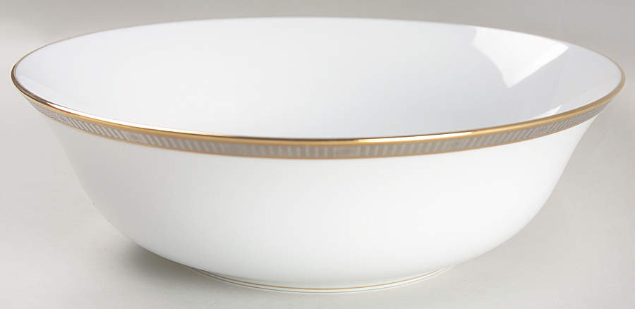 Madison Platinum 8" Round Vegetable Bowl by Bernardaud-1