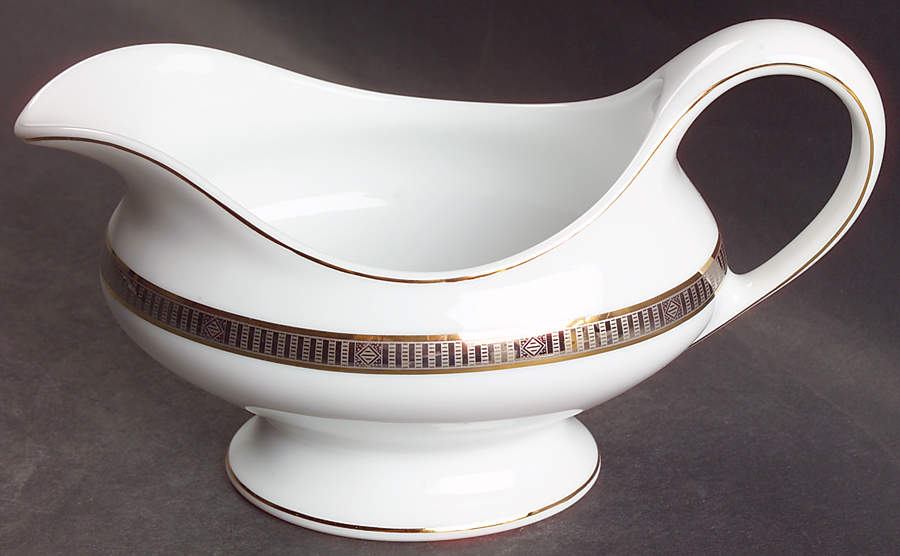 Madison Platinum Gravy Boat by Bernardaud-1