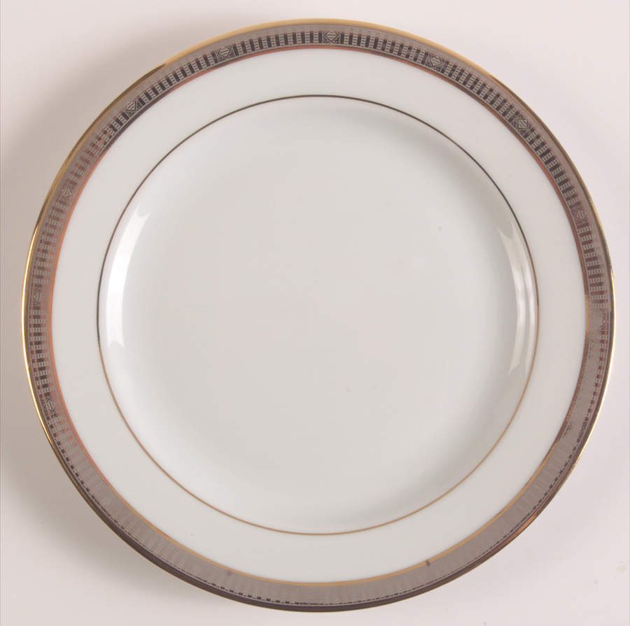 Madison Platinum Dessert/Pie Plate by Bernardaud-1