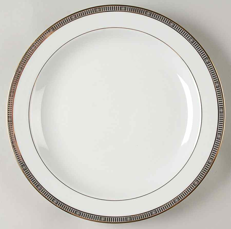 Madison Platinum 11" Deep Round Platter by Bernardaud-1