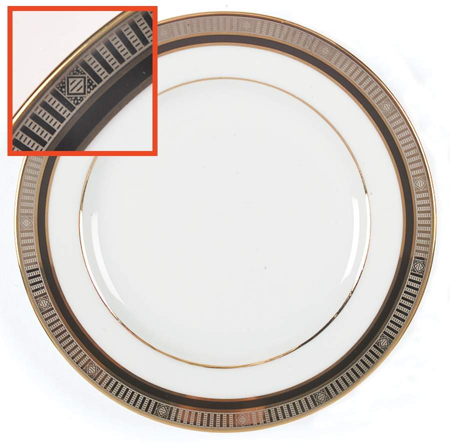 Madison Platinum Accent Bread & Butter Plate by Bernardaud-1