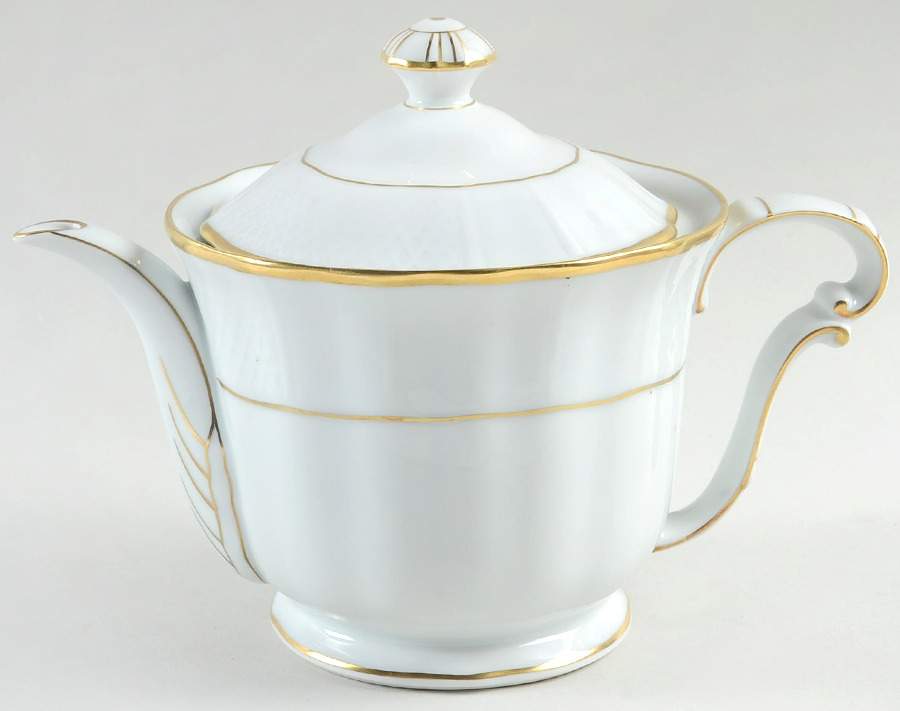 Malmaison Teapot & Lid by Bernardaud-1