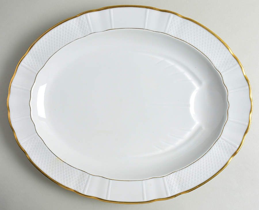 Malmaison 17" Oval Serving Platter by Bernardaud-1