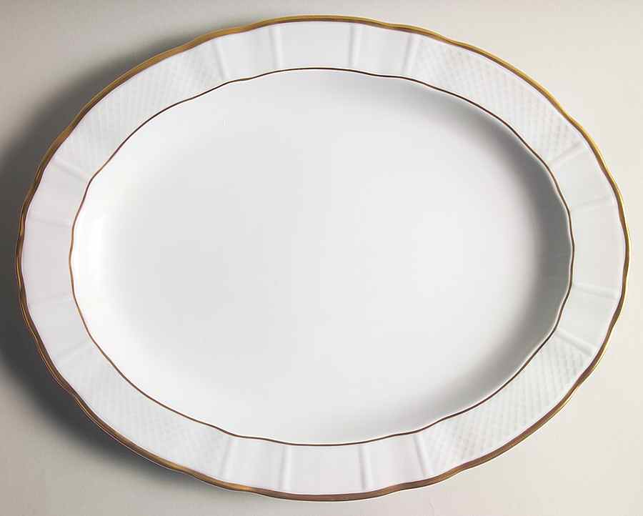 Malmaison 15" Oval Serving Platter by Bernardaud-1