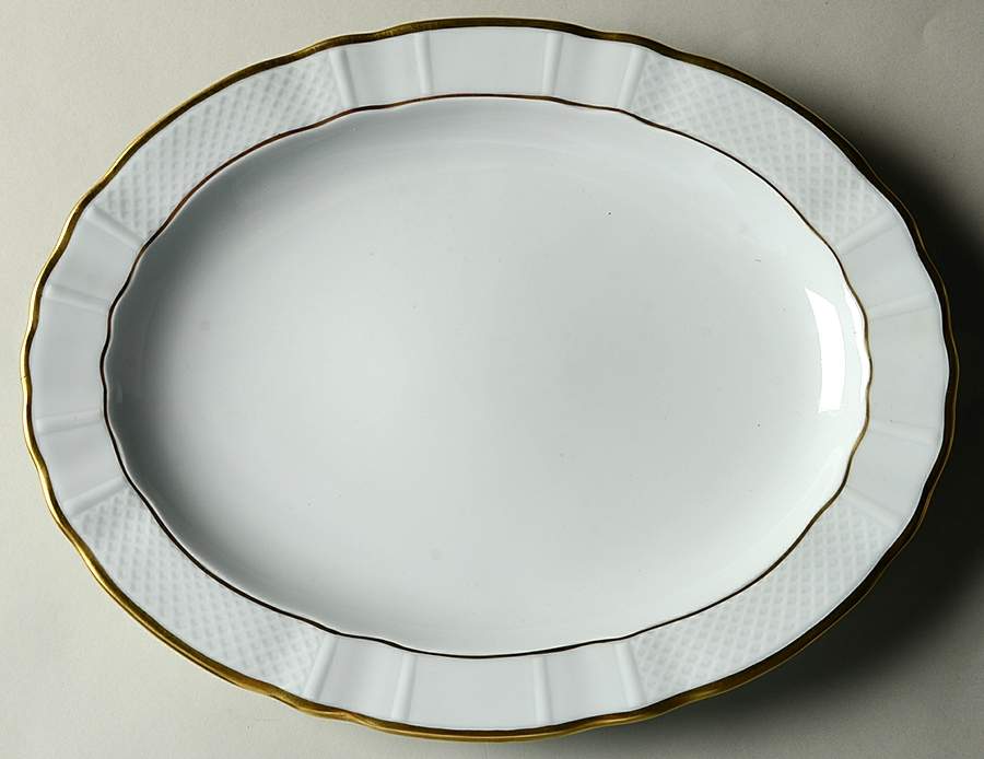 Malmaison 11" Oval Serving Platter by Bernardaud-1