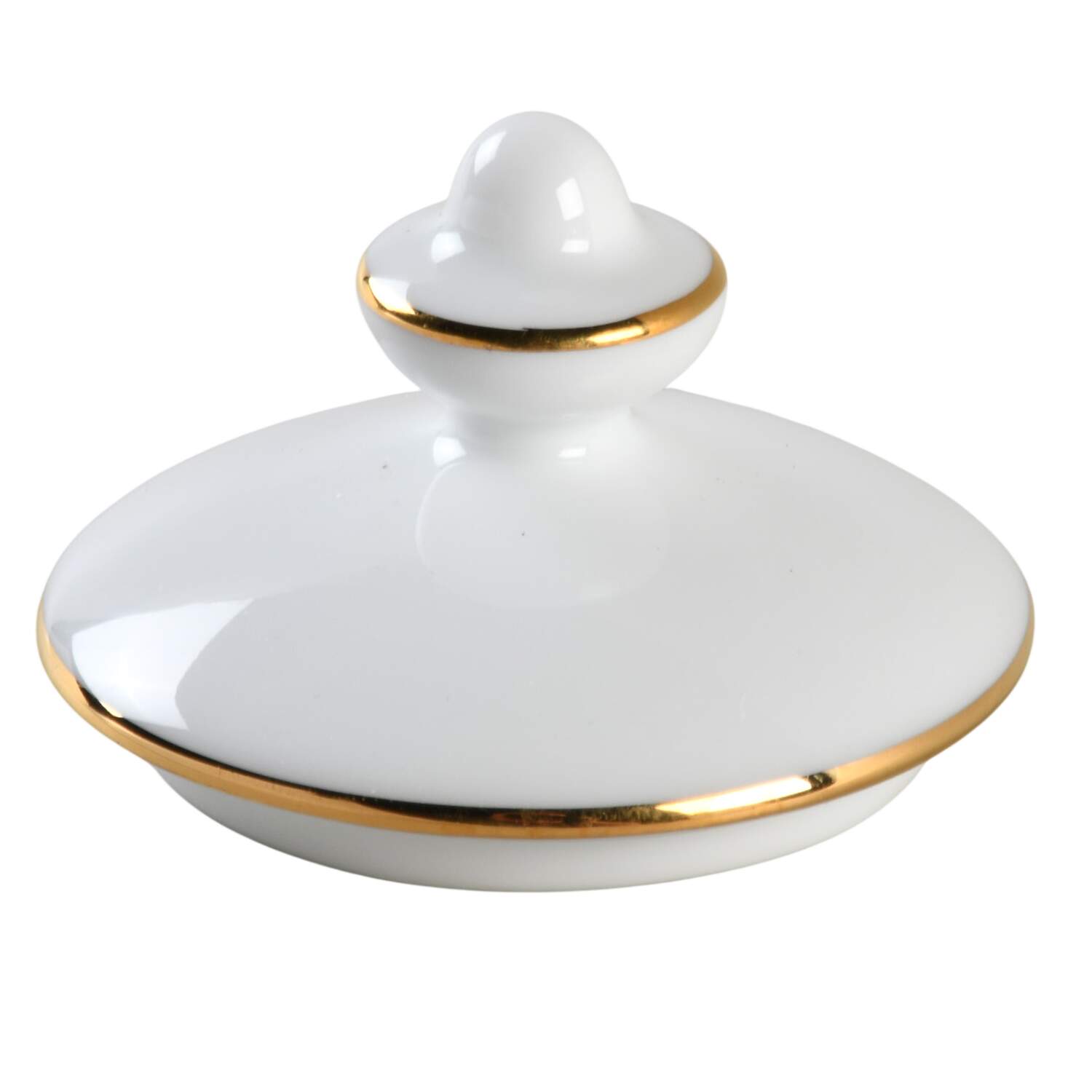 Madison Platinum Blue Lid for Sugar Bowl by Bernardaud-1
