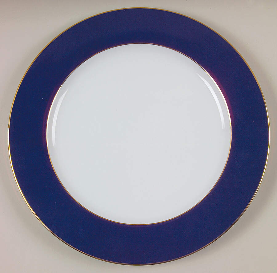 Madison Platinum Blue Service Plate (Charger) by Bernardaud-1