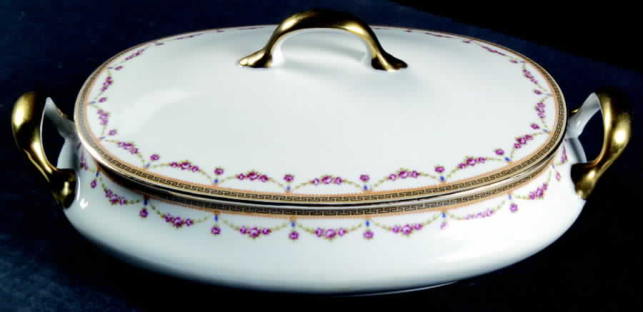 The Melrose Oval Covered Vegetable by Bernardaud-1