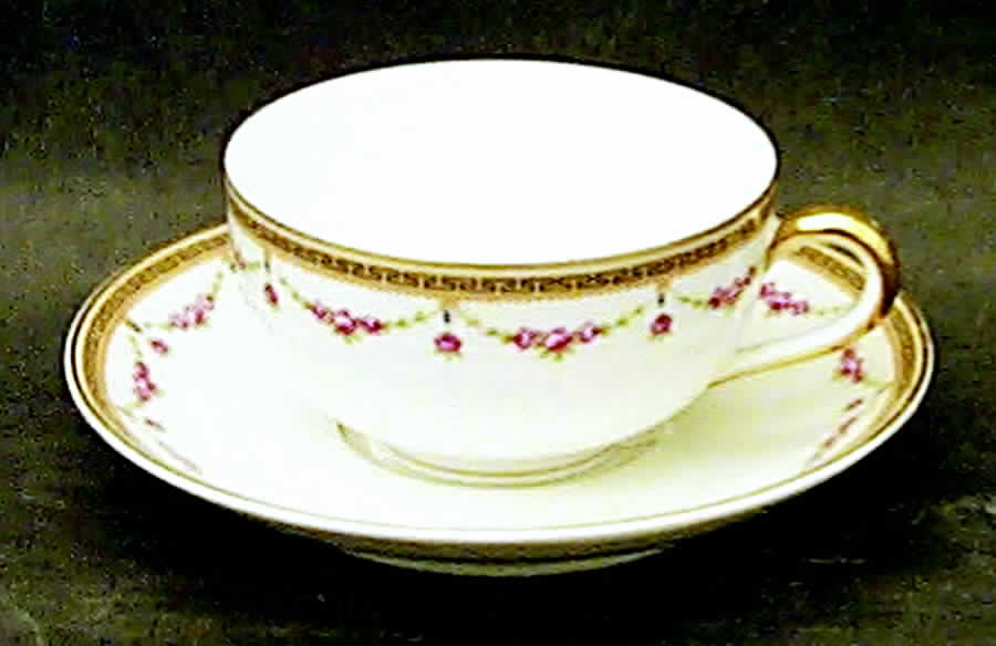 The Melrose Footed Cup & Saucer Set by Bernardaud-1