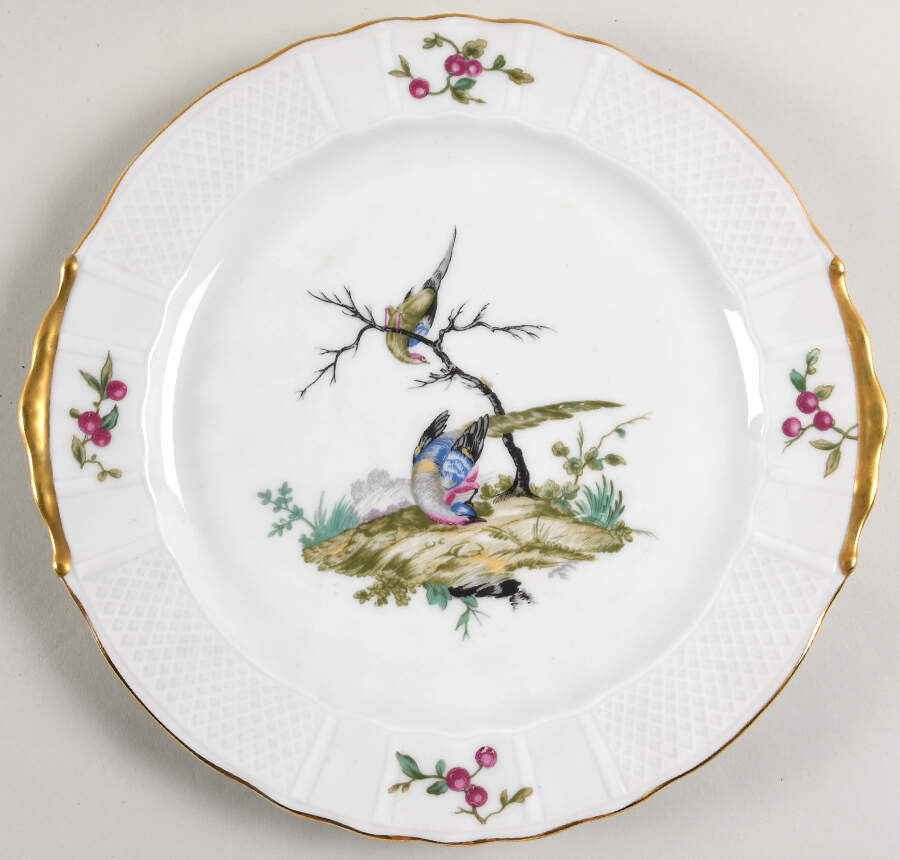 Mennecy Handled Cake Plate by Bernardaud-1