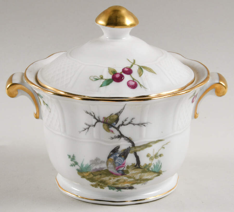 Mennecy Sugar Bowl & Lid by Bernardaud-1