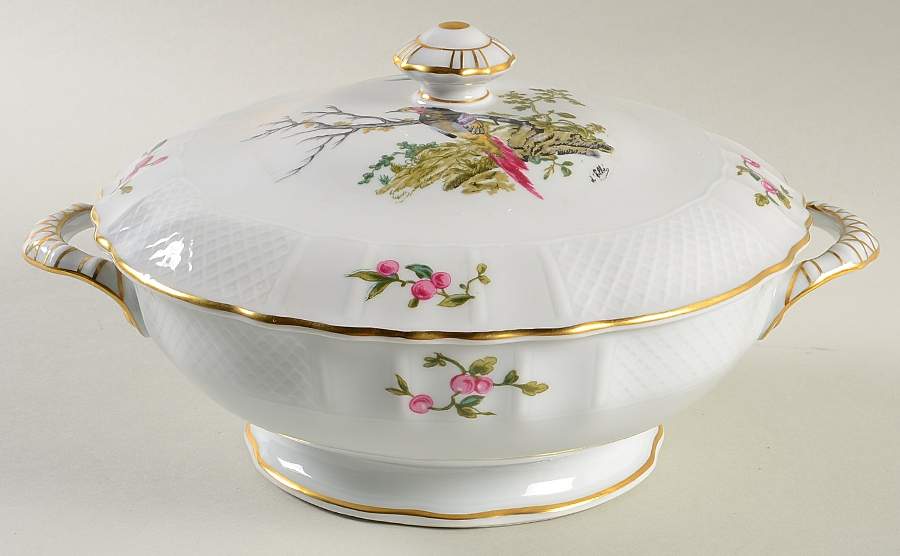 Mennecy Round Covered Vegetable by Bernardaud-1