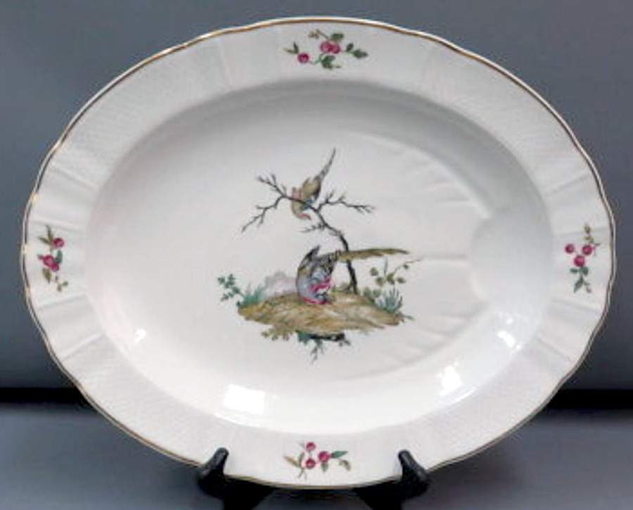 Mennecy 16" Oval Serving Platter by Bernardaud-1