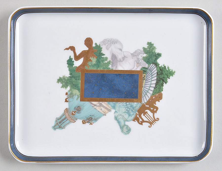 Metropoles 8" Rectangular Tray by Bernardaud-1