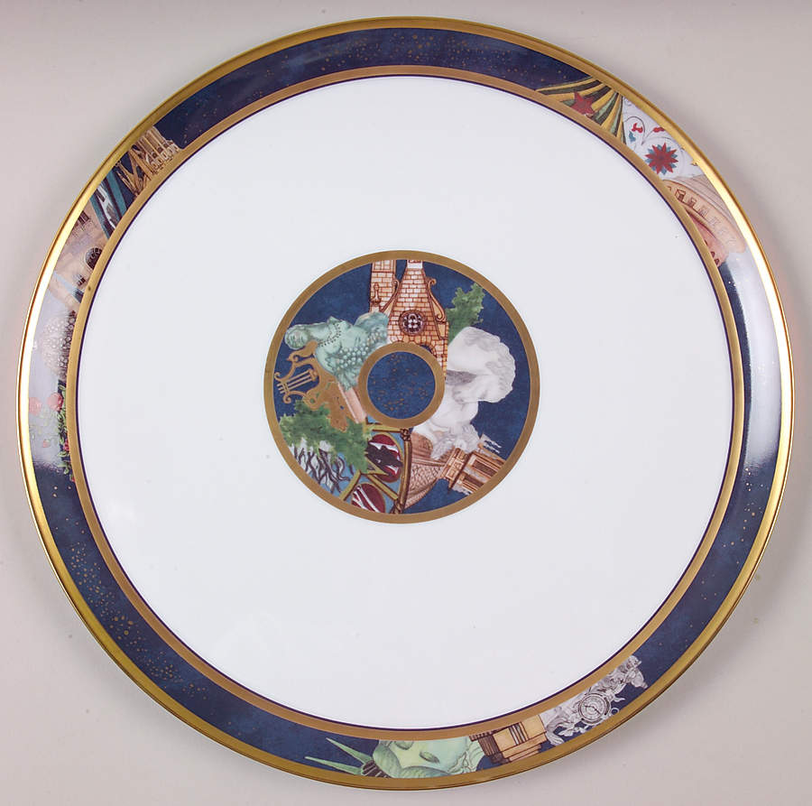 Metropoles Tart Dish by Bernardaud-1