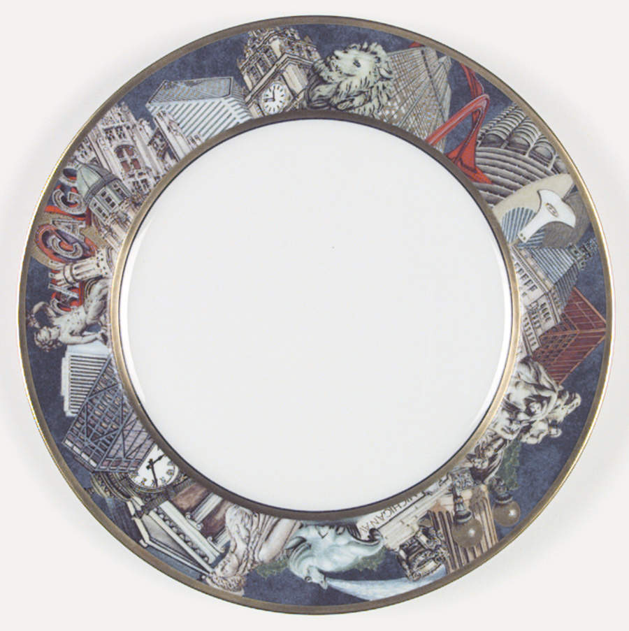 Metropoles Dinner Plate by Bernardaud-1