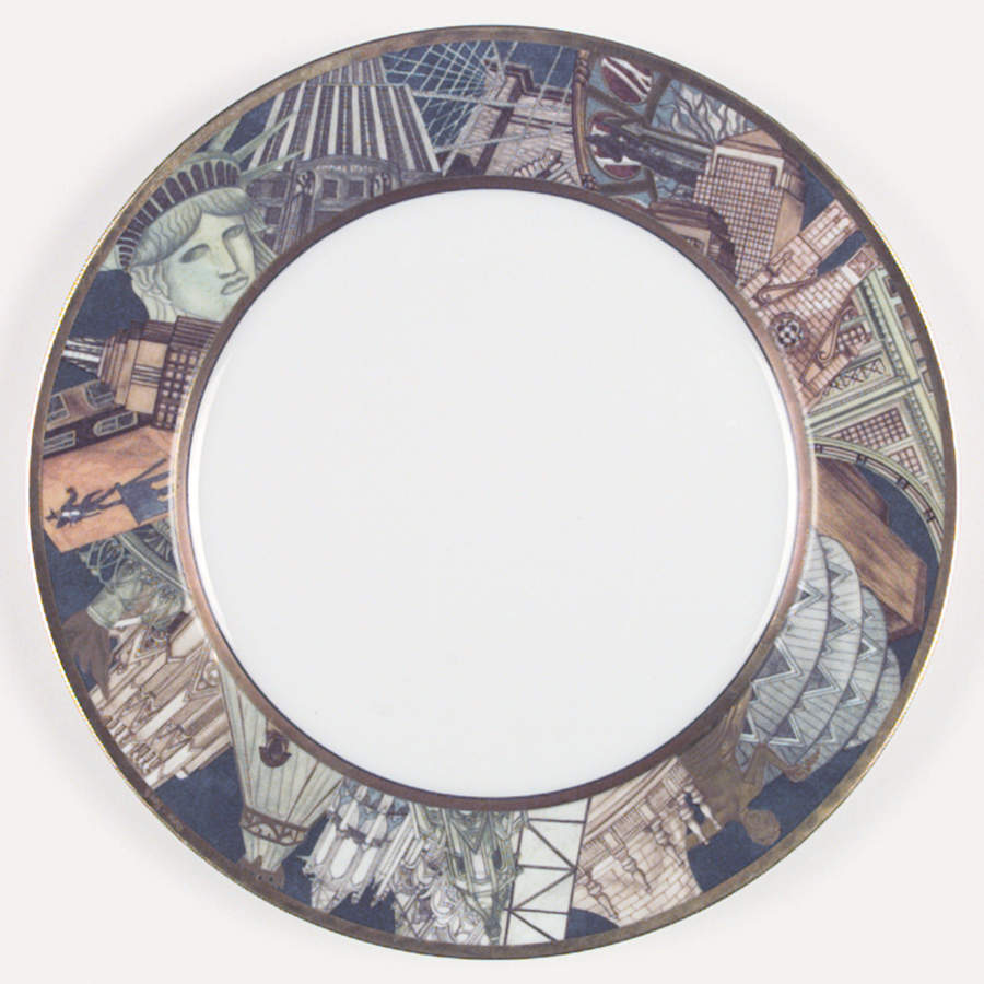 Metropoles Dinner Plate by Bernardaud-1