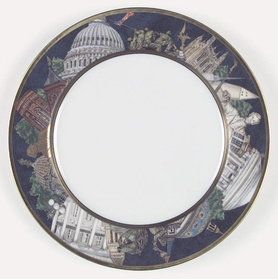 Metropoles Dinner Plate by Bernardaud-1