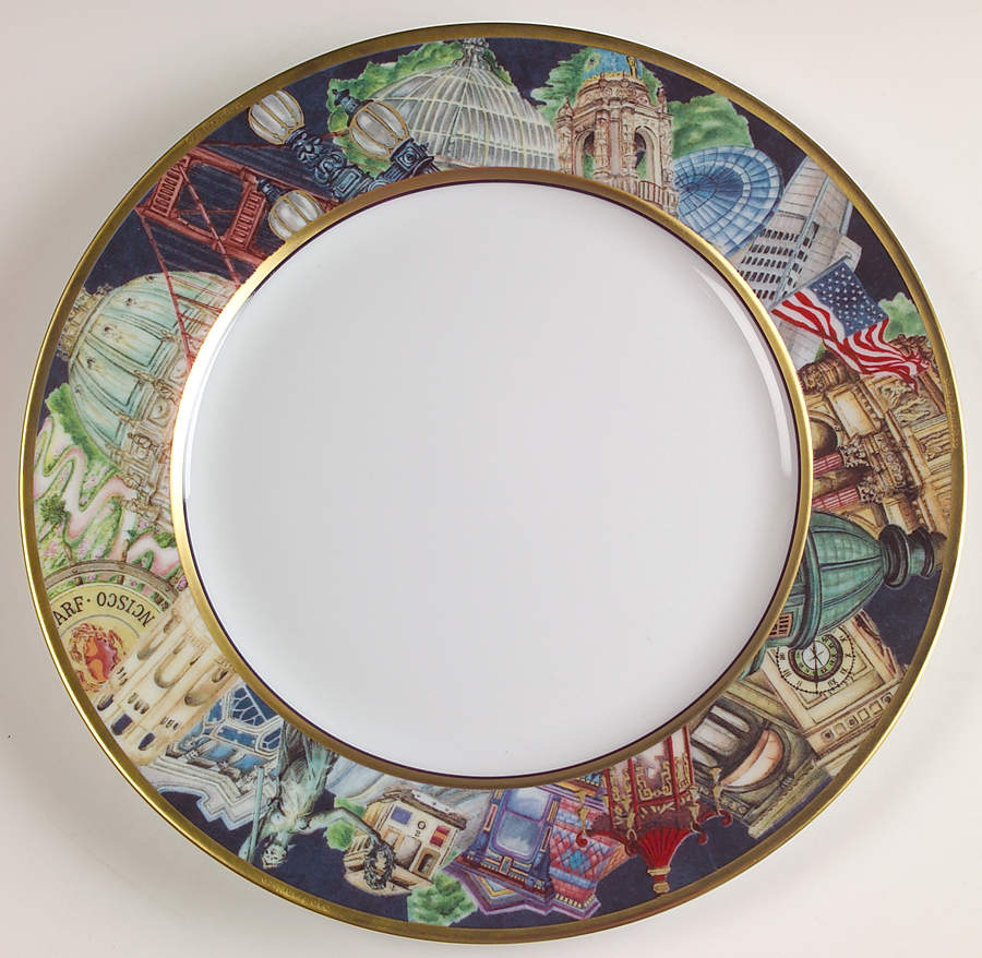 Metropoles Dinner Plate by Bernardaud-1