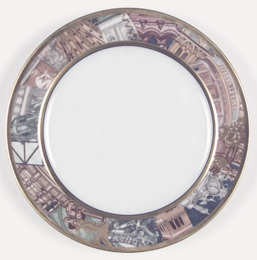 Metropoles Dessert/Pie Plate by Bernardaud-1