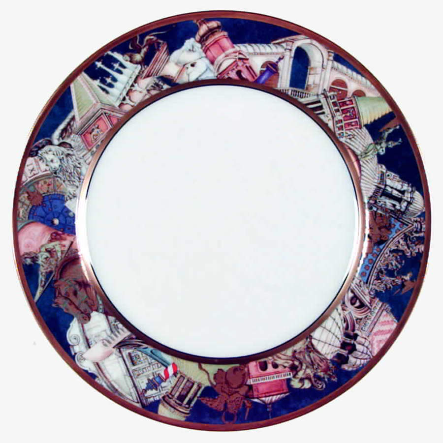 Metropoles Dinner Plate by Bernardaud-1