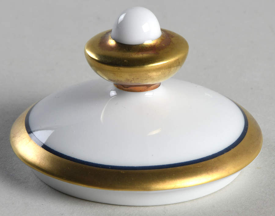 Metropoles Lid for Sugar Bowl by Bernardaud-1