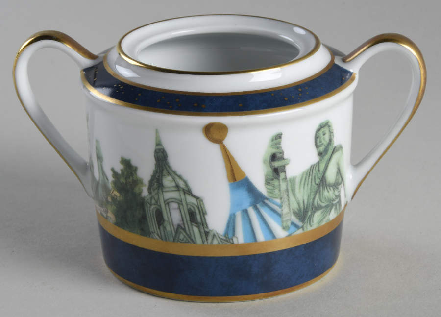 Metropoles Sugar Bowl No Lid by Bernardaud-1