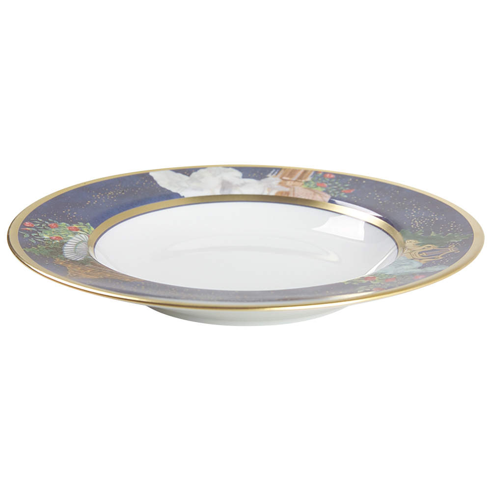 Metropoles Rim Soup Bowl by Bernardaud-1