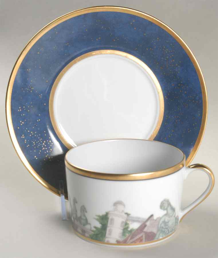 Metropoles Breakfast Cup & Saucer Set by Bernardaud-1