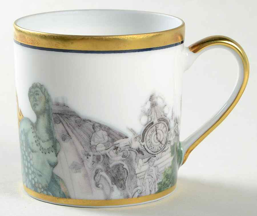 Metropoles Flat Demitasse Cup by Bernardaud-1