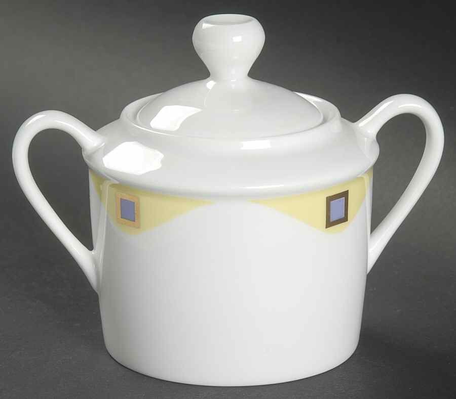 Mikado Sugar Bowl & Lid by Bernardaud-1