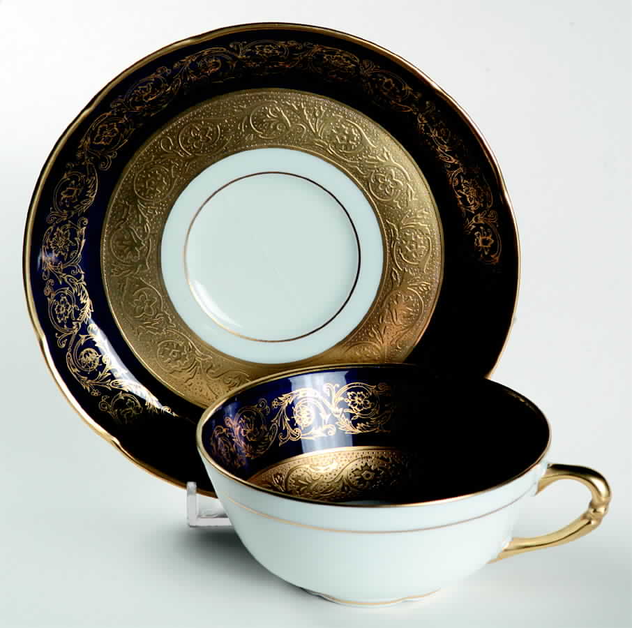 Monte Carlo Flat Cup & Saucer Set by Bernardaud-1