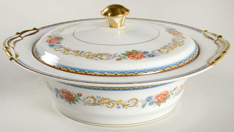 Monte Carlo (Older) Round Covered Vegetable by Bernardaud-1