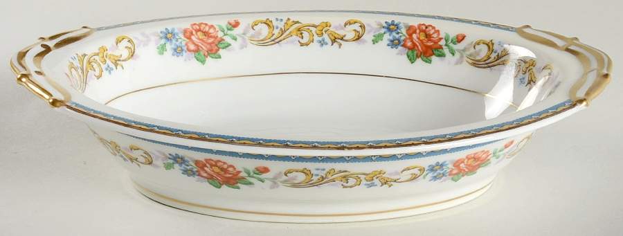 Monte Carlo (Older) 9" Oval Vegetable Bowl by Bernardaud-1