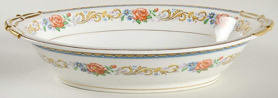 Monte Carlo (Older) 10" Oval Vegetable Bowl by Bernardaud-1