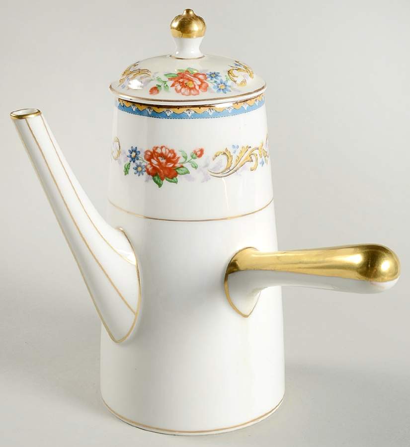 Monte Carlo (Older) Coffee Pot & Lid by Bernardaud-1