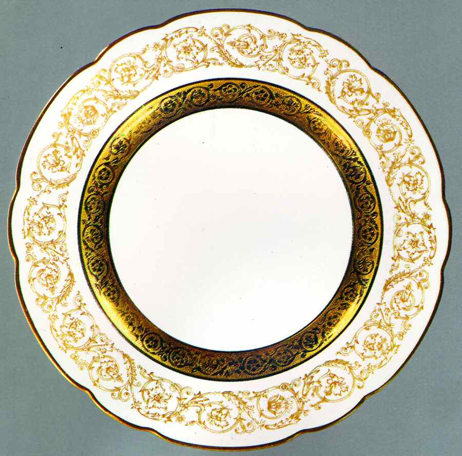 Monte Carlo-Gold Dinner Plate by Bernardaud-1
